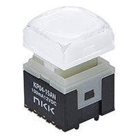 NKK Switches KP04 Series' Illuminated Surface-Mount Pushbutton Switches Image of NKK Switches' KP04 Series Illuminated Surface-Mount Pushbutton Switches