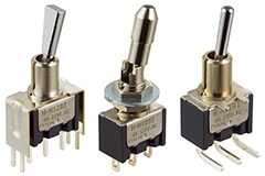 Image of NKK Switches M Series Miniature Toggle Switches