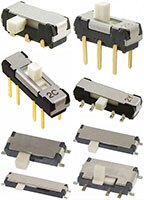 Nidec Components' CL-SB/CUS Series Ultra-Mini Slide Switches Image of Nidec Components' CL-SB/CUS Series Ultra-Mini Slide Switches