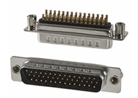 NorComp 180 Series High-Density D-Sub Solder Cup Connectors Image of NorComp 180 Series High-Density D-Sub Solder Cup Connectors