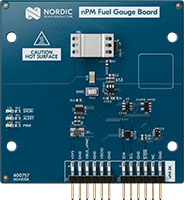 Nordic's nPM Fuel Gauge Board Image de la carte d'indicateur de niveau de charge nPM de Nordic