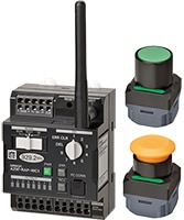 Omron's A2W Wireless Pushbutton 22 mm Switches Image of Omron's A2W Wireless Pushbutton 22 mm Switches