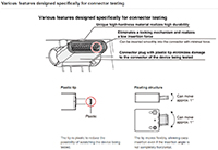 Various features designed specifically for connector testing 专为连接器测试而设计的各种功能的图片