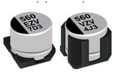 Image of Panasonic EEH-ZV(U) Series Hybrid Aluminum Electrolytic Capacitors