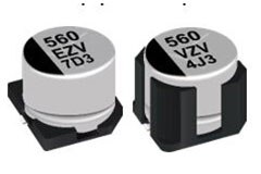 Image of Panasonic EEH-ZV(U) Series Hybrid Aluminum Electrolytic Capacitors