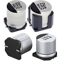 Panasonic's EEH-ZE Series Electrolytic Capacitors Image des condensateurs électrolytes série EEH-ZE de Panasonic