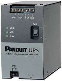Panduit's Industrial Uninterruptible Power Supply Abbildung: Unterbrechungsfreie Stromversorgung von Panduit für industrielle Anwendungen