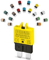Phoenix Contact's TCP DC Mini Circuit Breakers Image of Phoenix Contact's TCP DC Mini Circuit Breakers