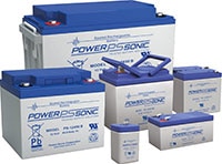 Power Sonic's General Purpose Sealed Lead-Acid Batteries Image des batteries plomb-acide étanches à usage général de Power Sonic