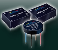 RECOM Power's RAC01, RAC02 and RAC03 AC/DC Converters Image of Recom Power's RAC01, RAC02 and RAC03 AC/DC Modules