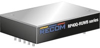 RECOM RPxxQ-RUWB Series DC/DC Converters Image des convertisseurs CC/CC série RPxxQ-RUWB de RECOM