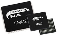 Renesas RA8M2 and RA8D2 Dual Core Arm® Cortex®-M85 and Cortex-M33  Image of Renesas EFR32FG23L Sub-GHz Wireless SoC