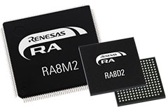 Image of Renesas RA8M2 and RA8D2 Dual Core Arm® Cortex®-M85 and Cortex-M33