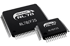 Image of Renesas RL78/F25 16-Bit MCU with Capacitive Touch for Automotive