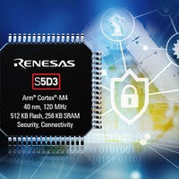 Renesas' S5D3 Microcontroller Image of Renesas' S5D3 Microcontroller