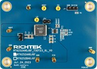 Richtek's RT6252AHGJ6F ACOT Buck Converter Evaluation Board Image of Richtek's RT6252AHGJ6F ACOT Buck Converter Evaluation Board