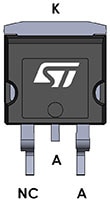 STMicro's 600 V Ultrafast Diodes in High Voltage D²PAK Image of STMicro's 600 V Ultrafast Diodes in High Voltage D²PAK