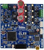 STMicroelectronics AEK-MOT-3P99081 Brushless Motor Evaluation Board Billede af STMicroelectronics AEK-MOT-3P99081 evalueringskort til børsteløse motorer