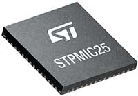 STMicroelectronics STPMIC25 Highly-Integrated Power Management IC Image of STMicroelectronics STPMIC25 Highly-Integrated Power Management IC