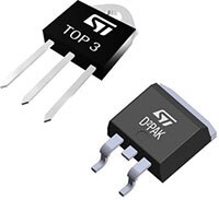 STMicroelectronics' Thyristors at 125°C Bild der Thyristoren von STMicroelectronics mit 125 °C Sperrschichttemperatur