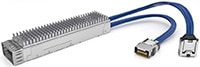 Samtec's Flyover® QSFP Cable Assemblies Image of Samtec's Flyover® QSFP Cable Assemblies