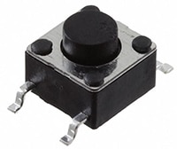 SCHURTER's 6 mm x 6 mm Tact Switches Image of SCHURTER's 6 mm x 6 mm Tact Switches