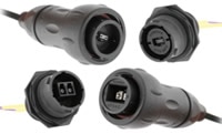 Souriau's UTS LC Fiber Optic Connectors Image of Souriau Connection Technology's UTS LC Fiber Optic Connectors