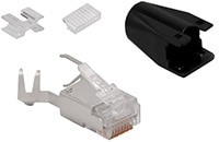 Stewart Connector's IP20 Modular Plugs Abbildung: IP20-geschützte modulare Stecker von Stewart Connector