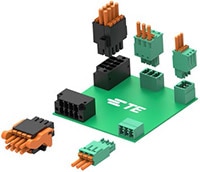 TE Connectivity AMP Connectors Push-In PCB Terminal Block Connectors Image of TE Connectivity AMP Connectors Push-In PCB Terminal Block Connectors