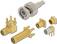 TE Connectivity Linx BNC/SMA/SMP RF Connectors Image of TE Connectivity Linx BNC/SMA/SMP RF Connectors