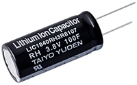 TAIYO YUDEN RH Series Lithium Ion Capacitors Image of TAIYO YUDEN RH Series Lithium Ion Capacitors