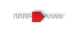 DACs Right facing red arrow over waveform