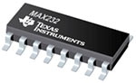 Texas Instruments' MAX232 Dual EIA-232 Drivers/Receivers Image of Texas Instruments' MAX232 Dual EIA-232 Driver/Receivers