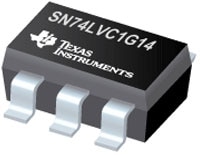 Texas Instruments' SN74LVC1G14 Single Schmitt-Trigger Inverters Image of Texas Instruments' SN74LVC1G14 Single Schmitt-Trigger Inverters