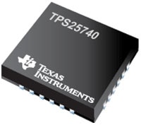 Texas Instruments' TPS25740/TPS25740A USB Type-C/PD Source Controllers Image of Texas Instruments' TPS25740/TPS25740A USB Type-C/PD Source Controllers