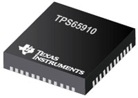 Texas Instruments' TPS65910 Integrated Power Management ICs (PMICs) Image of Texas Instruments' TPS65910 Integrated Power Management ICs (PMICs)