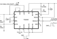 Touchstone Semiconductor's TS3300 Boost + Output Load Switch Image of Touchstone Semiconductor's TS3300 Boost + Output Load Switch