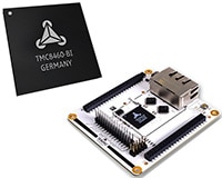 Image of TRINAMIC's TMC8460 Controller and Evaluation Board