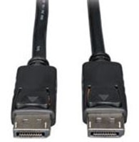 Tripp Lite's Digital Display Interface Image of Tripp Lite's DisplayPort Cable with Latches (M/M), 4 K x 2 K 3840 x 2160 @ 60 Hz