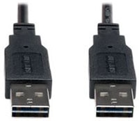 Tripp Lite's UR020-003 Reversible USB Cables Image of Tripp Lite UR020-003 Reversible USB Cables