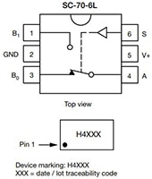 Vishay Siliconix's DG4157E Analog Switches Image of Vishay Siliconix's DG4157E Analog Switches
