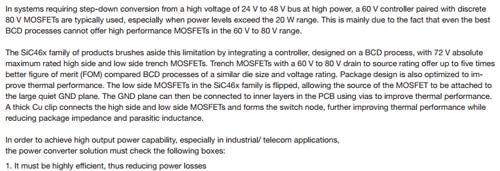 High Output Power Capability of the SiC46x Family High Output Power Capability of the SiC46x Family
