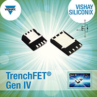 Vishay Siliconix's TrenchFET GEN IV MOSFETs Image of Vishay Siliconix's TrenchFET GEN IV MOSFETs