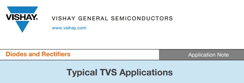Applications TVS typiques Image des applications TVS typiques