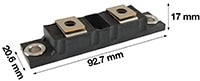 Vishay's VS-VSUD505CW60 and VS-VSUD510CW60 FRED Pt® Ultrafast Soft Recovery Diodes Image of Vishay's VS-VSUD505CW60 and VS-VSUD510CW60 FRED Pt® Ultrafast Soft Recovery Diodes
