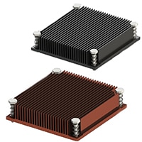 Wakefield Thermal's SKV Series Copper and Aluminum Skived Fin Heat Sinks Image of Wakefield Thermal's SKV Series Copper and Aluminum Skived Fin Heat Sinks