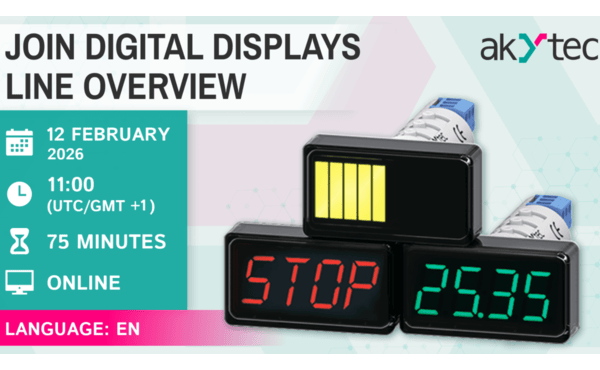 akYtec Webinar: Join digital panel meters line overview Image of akYtec Webinar: Join digital panel meters line overview