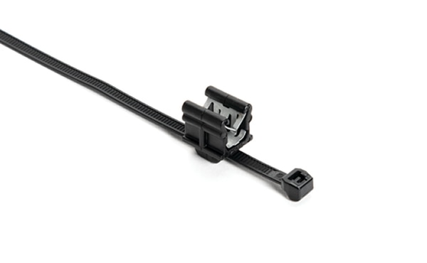 HellermannTyton's Cable Tie and Edge Clip Assemblies Image of HellermannTyton's Cable Tie and Edge Clip Assemblies