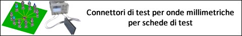 Connettori di test per onde millimetriche per schede di test Image of Hirose's Test Connectors
