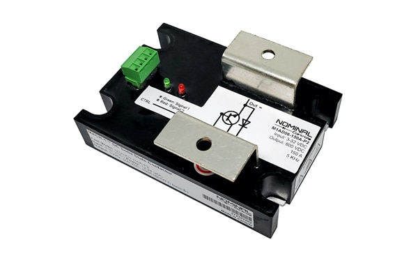 Nominal Controls' M1™ DC Output Solid State Contactor Image of Nominal Controls' M1™ DC Output Solid State Contactor